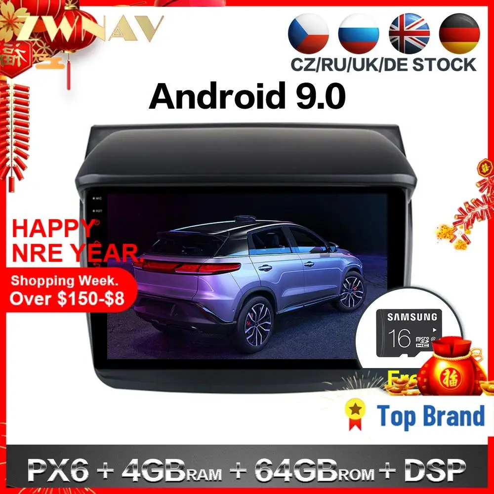 Автомобильный мультимедийный плеер Android 9 0 для MITSUBISHI Montero/L200/PAJERO SPORT/Nativ Trion 2007 2014