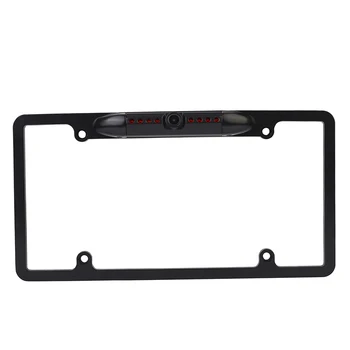 

License Plate Frame Rear View Camera Classic Colors and Simple Durable Design Reverse Backup Parking Camera IP67 C20 US