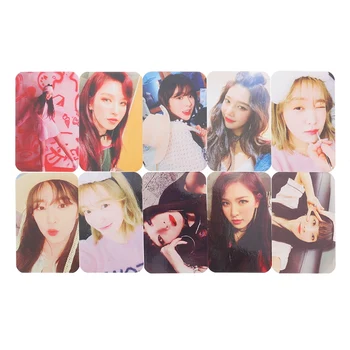 

10pcs/set K-POP Red Velvet BAD BOY Album Photo Card Self Made Paper Cards Autograph Photocard