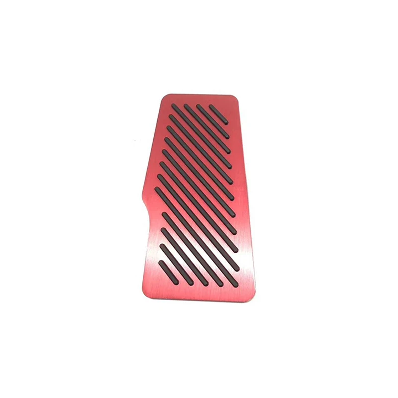 1pcs Red Алюминиевый Автомобиль Стайлинг акселератора газа педаль тормоза Подножка педаль накладка чехол для TOYOTA RAV4 аксессуары - Название цвета: 1pcs Red