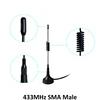 1 шт. 5dbi 433 МГц антенна 433 МГц антенны GSM SMA разъем с магнитной базой для радиосигнала Ham бустер беспроводной повторитель ► Фото 3/6