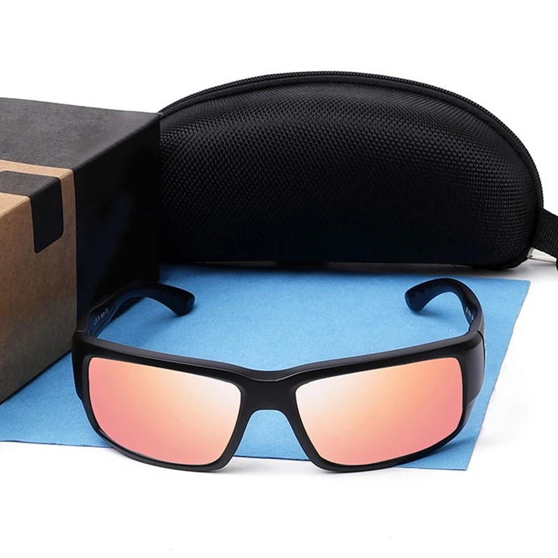 Fantial брендовые Новые поляризованные солнцезащитные очки мужские очки для вождения черные спортивные солнцезащитные очки с покрытием Мужская квадратная оправа для очков UV400