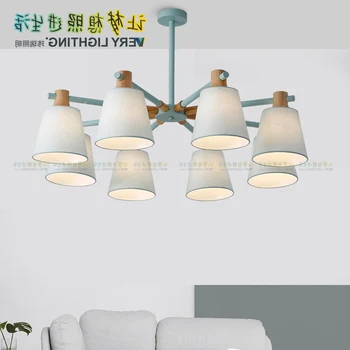 

Nordic Japanese Led Oak Wood Pendant Light Lamp Fixture Hanging Light Lustre Avize Home Bedroom Living Room deco maison