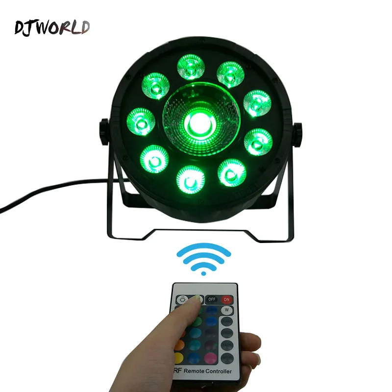 Светодиодный светильник Fat Par 9X10W + 1X30W RGB 3 в 1 светодиодный DMX512 Голосовое