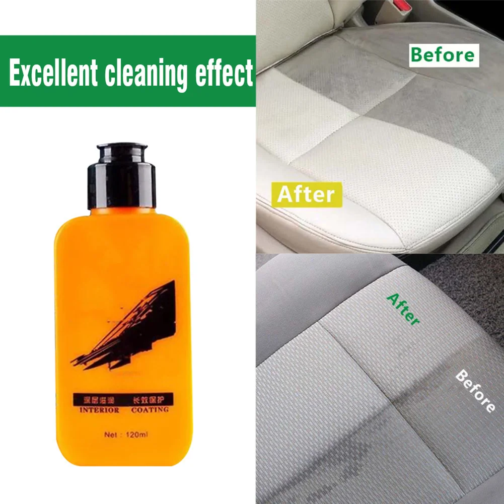 

120ML Auto & Leather Renovated Coating Paste Maintenance Agent Dedicated Rubber Maintenance Clean Detergent Refurbisher