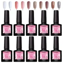 Conjunto completo do verniz do gel do verniz do gel do brilho do ouro da queda de fiveart-10 cores(China)