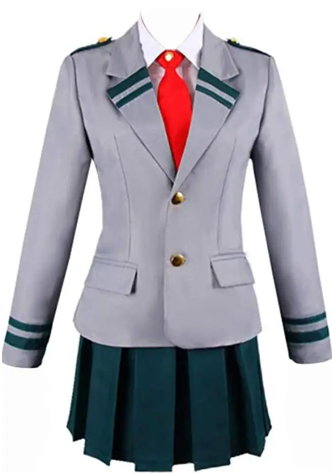 Suit Boku No Hero My Hero Academy Ochaco Uraraka Косплей Tsuyu Блейзер костюм Школьная форма Midoriya izku - Цвет: Suit