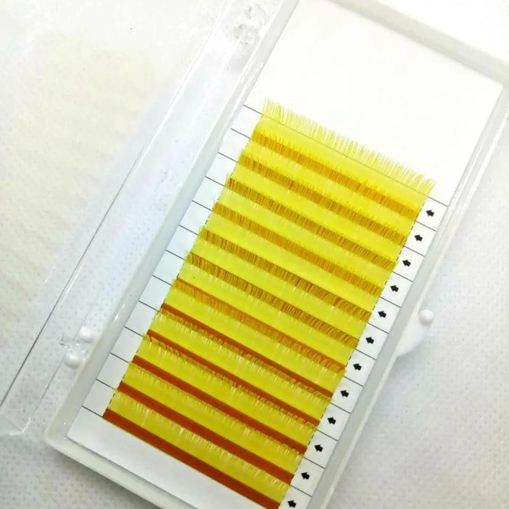 10mm Individual Fiber Dense Color Grafted Natural False Eyelashes Close packed Eyelashes Cluster Eye Lashes Extension 3