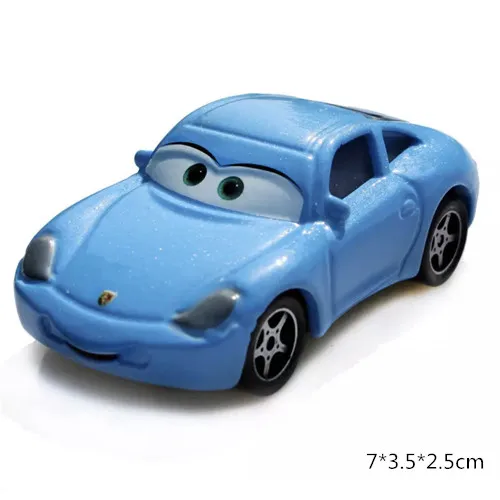 Sally 7 шт./компл. disney Pixar Cars 3 Lightning McQueen Jackson Storm Cruz Mater Mack Uncle Truck 1:55 автомобиль из литого металла модель игрушка для мальчиков - Цвет: Sally