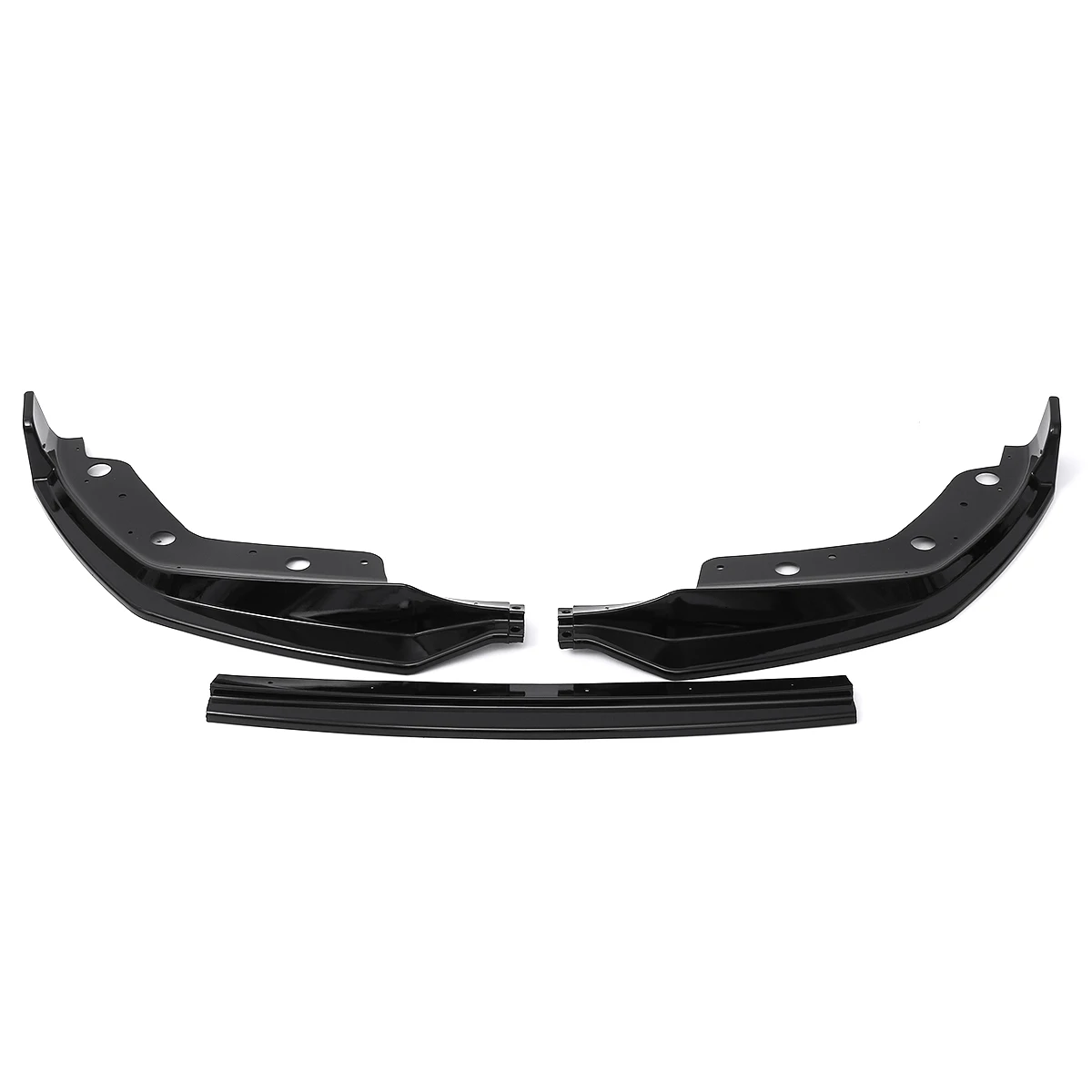 Car Bumper Spoiler MP Style 3x Car Front Bumper Lip Spoiler Body Kit Diffuser Protector Cover Deflector Lips For BMW 3 Series G20
