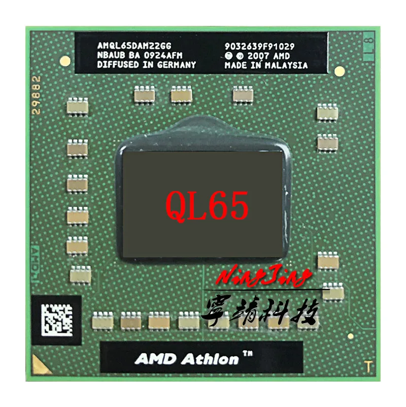 AMD Athlon 64X2 QL 65 QL65 2 1 ГГц двухъядерный процессор с двойной резьбой AMQL65DAM22GG разъем