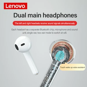 Image 3 - Lenovo XT89 TWS kablosuz kulaklık Bluetooth 5.0 dokunmatik kontrol spor su geçirmez kulaklık HD çağrı mikrofon kulaklık