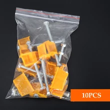 10 шт./компл. регулятор высоты локатор открытый удобный нивелировщик для плитки тонкая резьба горизонтальная линия прочный быстрое положение точный