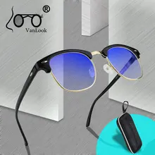 Прозрачные компьютерные очки с синим светом, блокирующие очки для женщин и мужчин, оправа для очков, анти-синий луч, анти-излучение, прозрачные модные очки