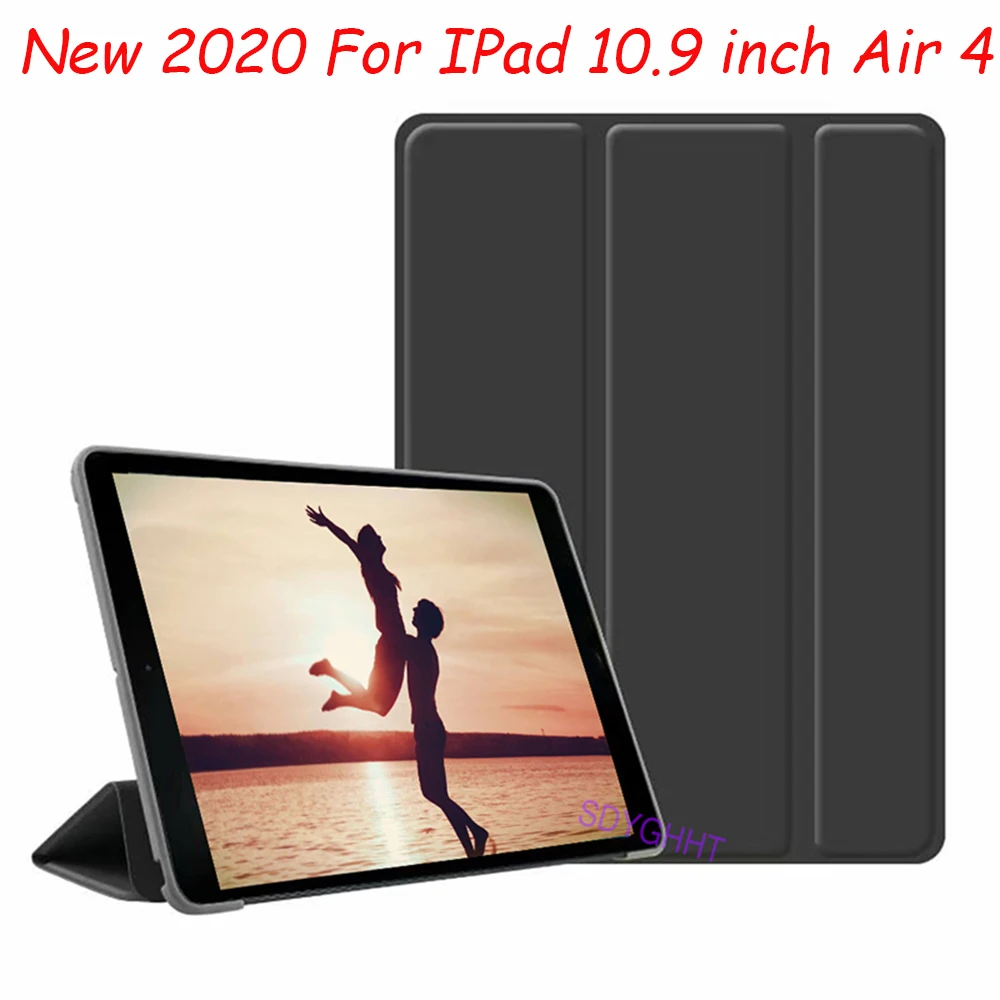 

New 2020 For IPad 10.9 inch Air 4 Case Cover for ipad Air 4 10.9" Tablet Cover Cases Smart Sleep Wakeback Model A2324 A2072
