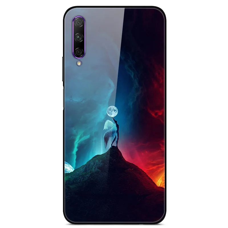 Для huawei Honor 9X Pro Чехол из закаленного стекла жесткая задняя крышка DIY чехол для huawei Honor 9X Премиум бампер чехол для телефона Honor9X X9 - Цвет: 11