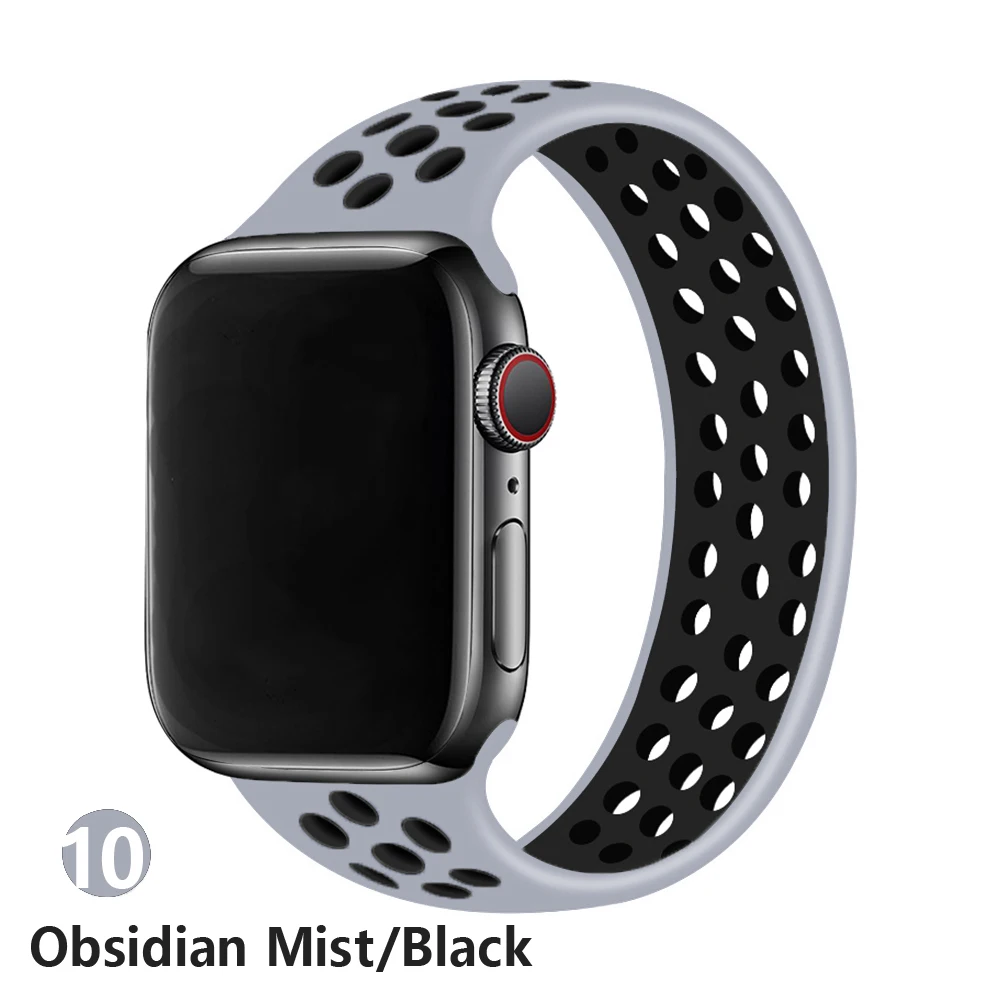 Solo Loop strap For Apple Watch Band 44mm 40mm 38mm 42mm Breathable silicone Elastic Belt bracelet band iWatch Series 3 4 5 SE 6 Solo Loop strap For Apple Watch Band 44mm 40mm 38mm 42mm Breathable silicone Elastic Belt bracelet band iWatch Series 3 4 5 SE 6