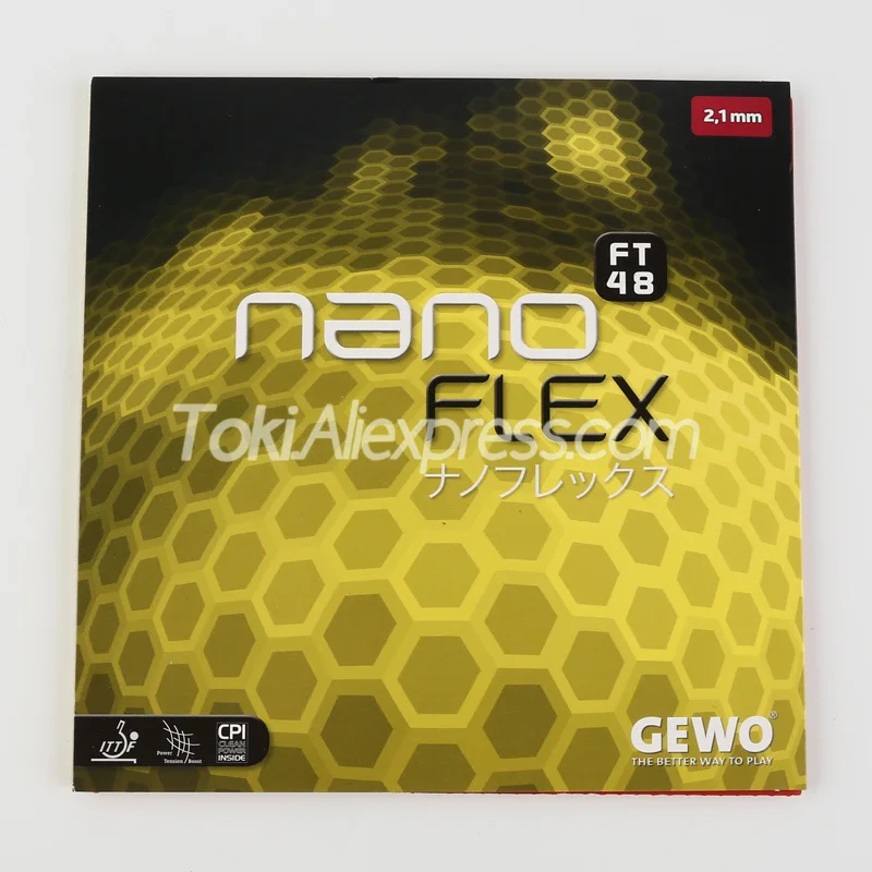 GEWO Nano FLEX FT48 резина для настольного тенниса(сделано в Германии) пипс-в оригинале GEWO NanoFlex FT 48 резина для пинг-понга