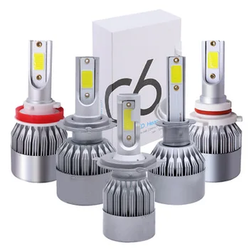 

30 sets C6 12v H7 H4 Car LED Headlight Lampada 36W 3000K 4300K 6000K 8000K H1 H4 H3 H7 9005 9006 9007 880 Light Bulb