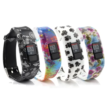

4 Pack For Gamin Vivofit JR kids Soft Silicone Wrist Bracelet Band Strap with Metal Clasp for Garmin Vivofit 3 Watch Straps