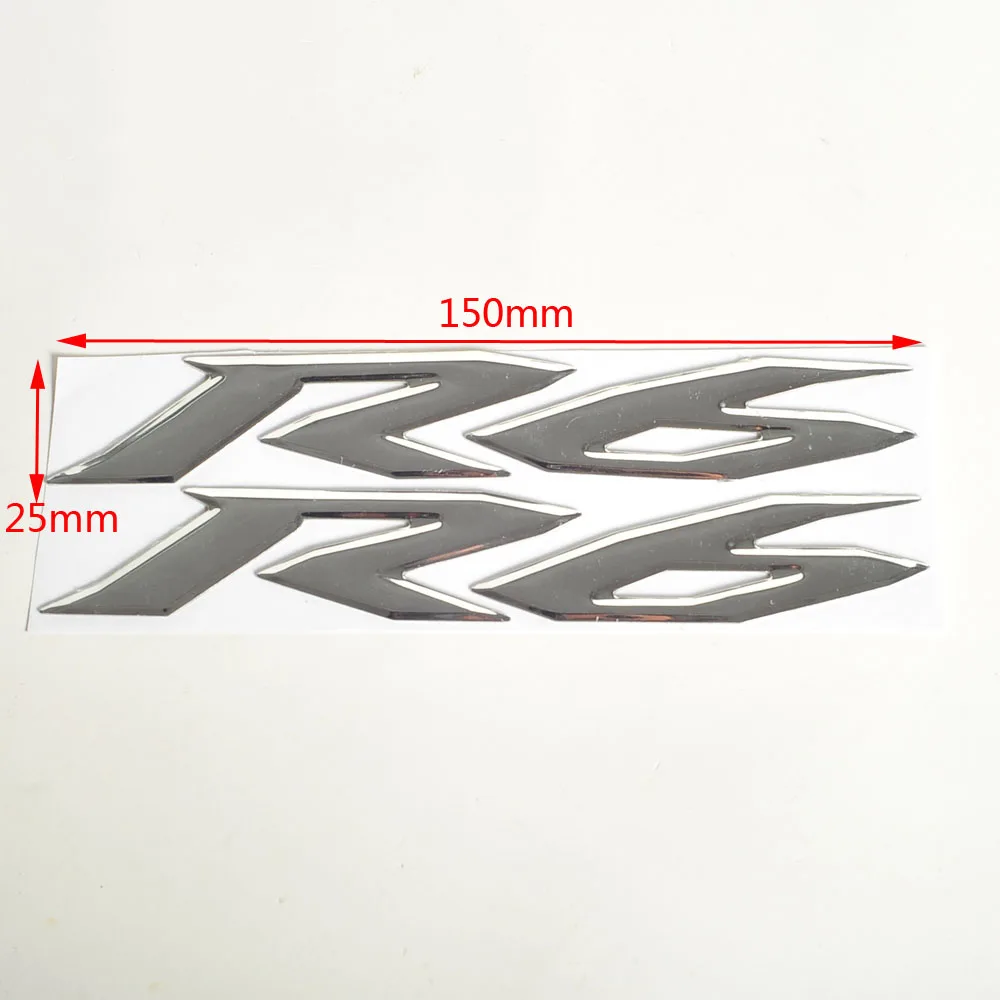 Мотоцикл Стикеры 3D R6 Чехол для YAMAHA YZF600 R6 1998- Логотип Знак 99 00 01 02 03 04 05 06 07 08 09, 10, 11, 12, 13 лет