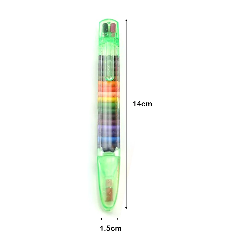 4 шт красочные 20-разноцветный чехол с рисунком пера жирной мелки безопасные нетоксичные, рисующего граффити чертежная ручка для детей студентов богатая цветовая гамма