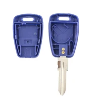 YIQIXIN สําหรับ Fiat Punto Bravo Doblo Palio Albea Seicento Stilo รีโมทกุญแจรถฝาครอบกรณี 1 ปุ่มสีฟ้าสีดํา Key HOUSING 6