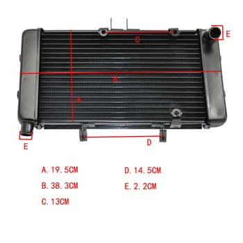 

LOPOR Motorcycle Aluminium water cooling cooler Radiator For SUZUKI GK75A 75A GSF400 1991-1994 GSF 400