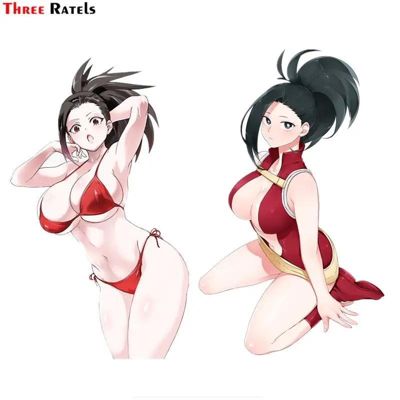 Three Ratels FC771 Yaoyorozu Momo Car Windshield Sticker Helmet Decal | Автомобили и мотоциклы