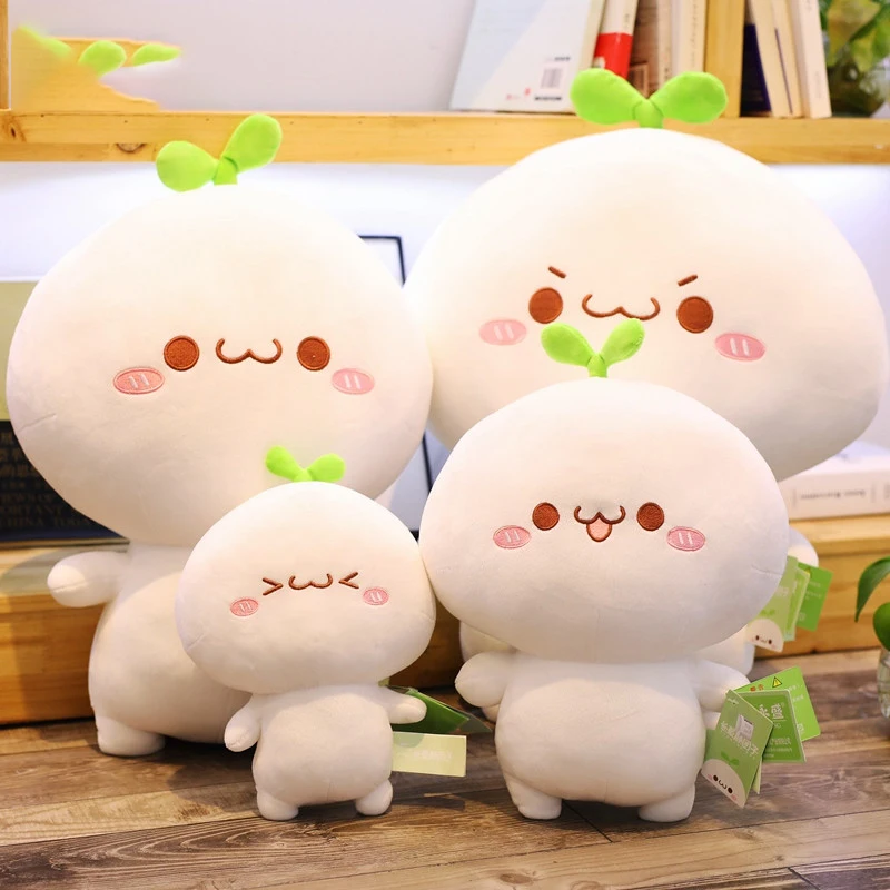 

25-65cm Creative Kawaii Kaomoji Dumpling Toy Stuffed Lovely Emoji Animal Plush Doll For Kids Soft Pillow Girl Valentine Gift