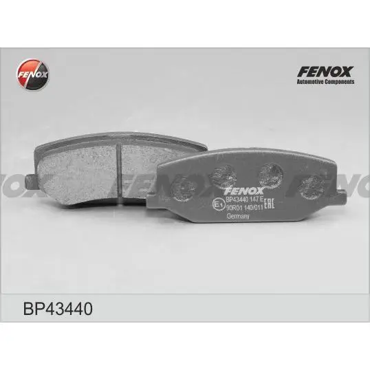 Колодки тормозные SUZUKI JIMNY/SAMURAI 88- передние FENOX BP4344