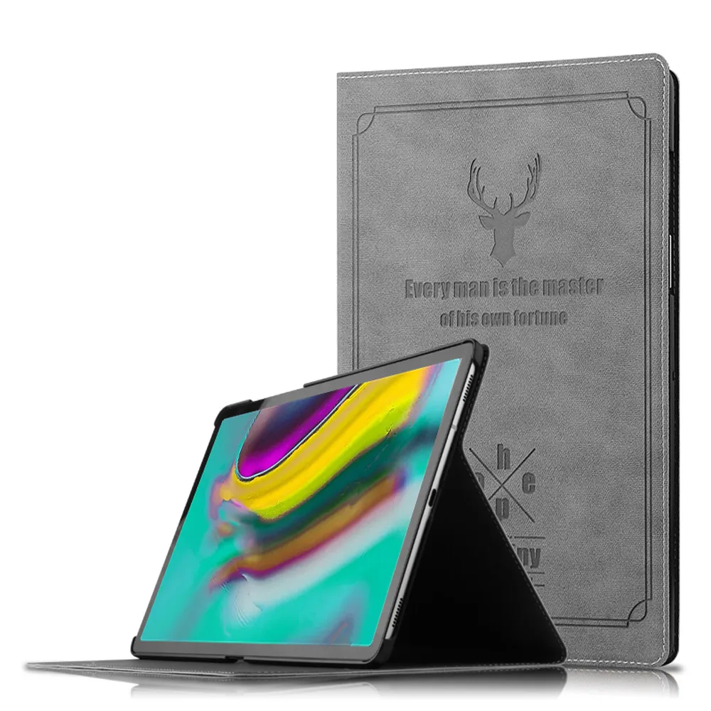 Для Samsung Galaxy Tab s5e 10,5 T720/T725 Стенд PU+ кожаный смарт-чехол