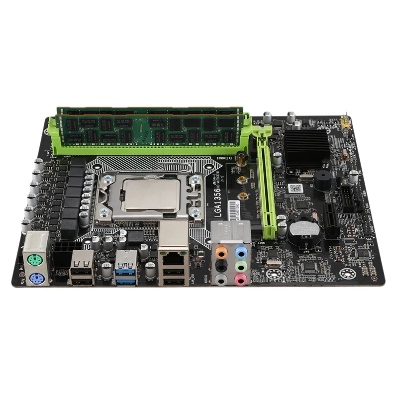 X79A материнская плата с LGA 1356 E5 2420 C2 2X8GB = 16 Гб 1600 МГц DDR3 память ECC Reg
