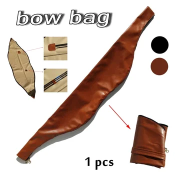 

Archery Hunting Bow Bag Waterproof Longbow Holder 153cm Recurve Hunting Bow Case Leather Archery Traditional Recurve Bow Bag