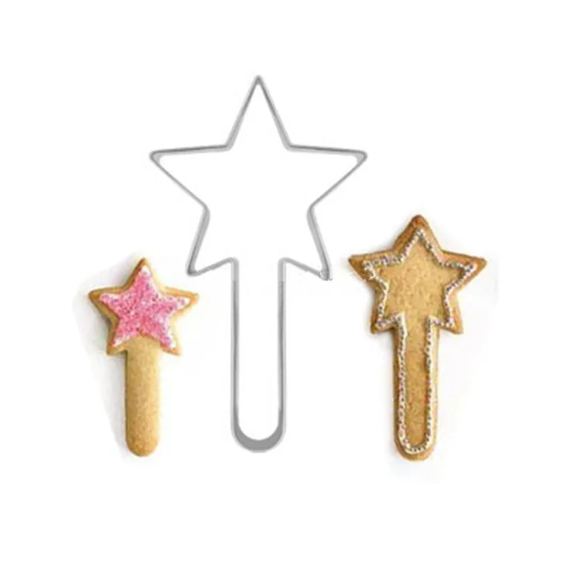 Magic Wand Biscuit Cake Fondant Decorating Utensils Baking Supplies Stainless Steel Discount Kitchen Home Coupon Party | Дом и сад