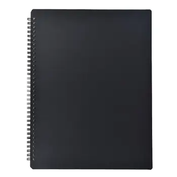 

1 Pc A4 File Holder Reusable 60 Transparent Pages Multi-functional Document Folder Music Score Organizer Paper Folder