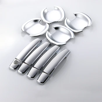 

For Peugeot 2008 2014-2018 High-quality ABS Chrome Door bowl handle Car styling
