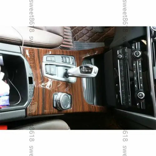 Автомобильные аксессуары для модификации, 6 шт., покрытие под дерево, накладка, полный набор для BMW X3 F25 X4 F26 2011