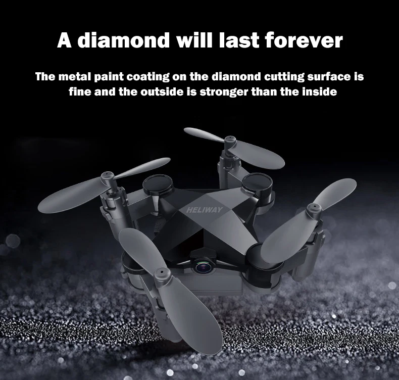 Kids Handle Remote Control Mini Folding Drone Quadcopter 360 Degree Roll HD Aerial Photography Plastic Aircraft Children's Toys remote control car helicopter