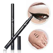Гладкая водостойкая жидкая подводка для глаз Подводка для глаз Ручка Макияж Косметика черный волшебный колоссал делимитация JLU551