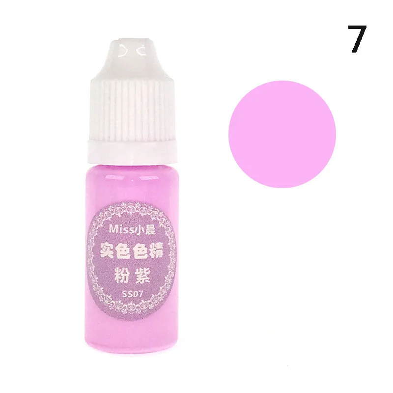 UV Resin Glue Pigment Color Liquid Dye Quick Drying For DIY Jewelry Making Crafts SEP99