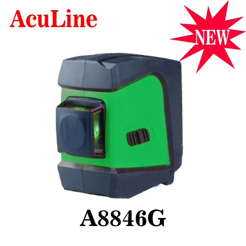 ACUANGLE A8846G Mini 4 линии 360 градусов зеленый лазерный уровень (автоматическое
