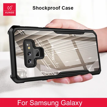 

Luxury Transparent Back Case For Samsung Galaxy Note 8 9 10 S10 E S9 S8 Plus S20 Ultra Phone 360 Shockproof Cover Silicone Cases