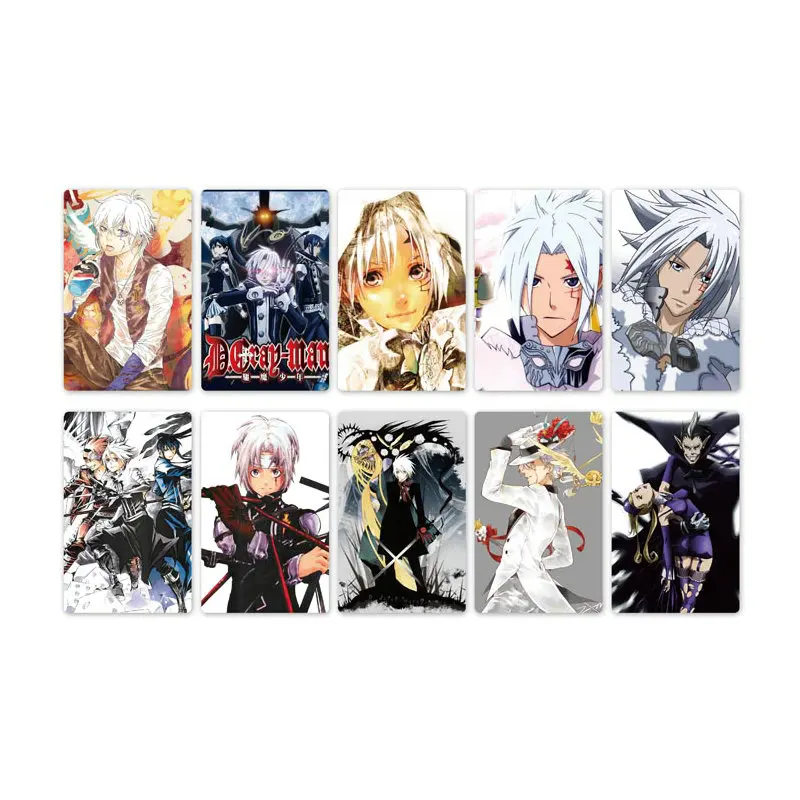 10 шт. Аниме D. Gray-Man Card стикер s Водонепроницаемая крапленая карта наклейка Дети стикерные игрушки для детей коллекция подарок - Цвет: Style 08