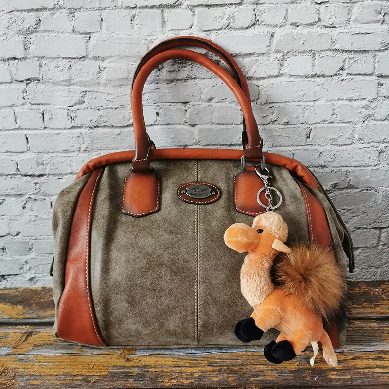 IMYOK новые сумки из натуральной кожи женские роскошные сумки женские дизайнерские сумки Большая вместительная сумка на одно плечо Bolsa Feminina - Цвет: Coffee and Camel