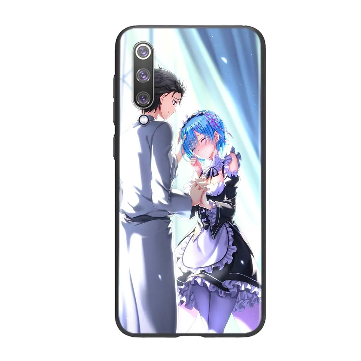 xiaomi leather case charging Anime Lại Bằng Không Rem Cho Xiaomi Mi 11 10T Note 10 Poco X3 NFC M2 X2 F2 C3 M3 chơi Pha 3 A2 8 Lite Pro Ốp Lưng Điện Thoại xiaomi leather case glass