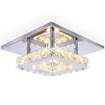 

Contemporary Crystal Lamp Ceiling Cheap 15w Luxury Illumination Square Led Ceiling Light Manufacturer Ceiling Light Decorative