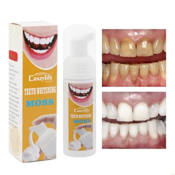 

Teeth Whitening Foam Toothpaste Lasting Whitening Fight Cleaning The Mouth Teeth Mousse Remove Tooth Stains