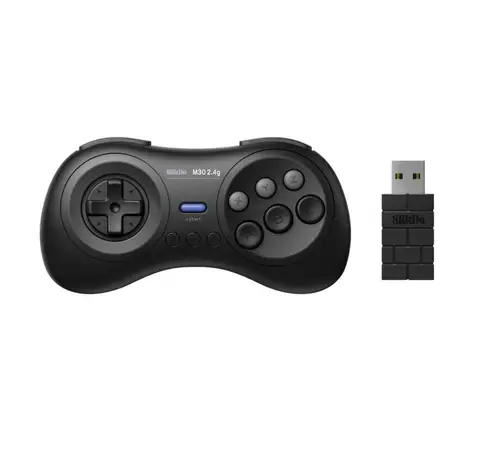 Gamepad sem Fio para Sega Controlador de Jogo para Mega Bitdo Genesis Mini Drive Sega Framboesa pi Joypad pc 8 M30 2.4g