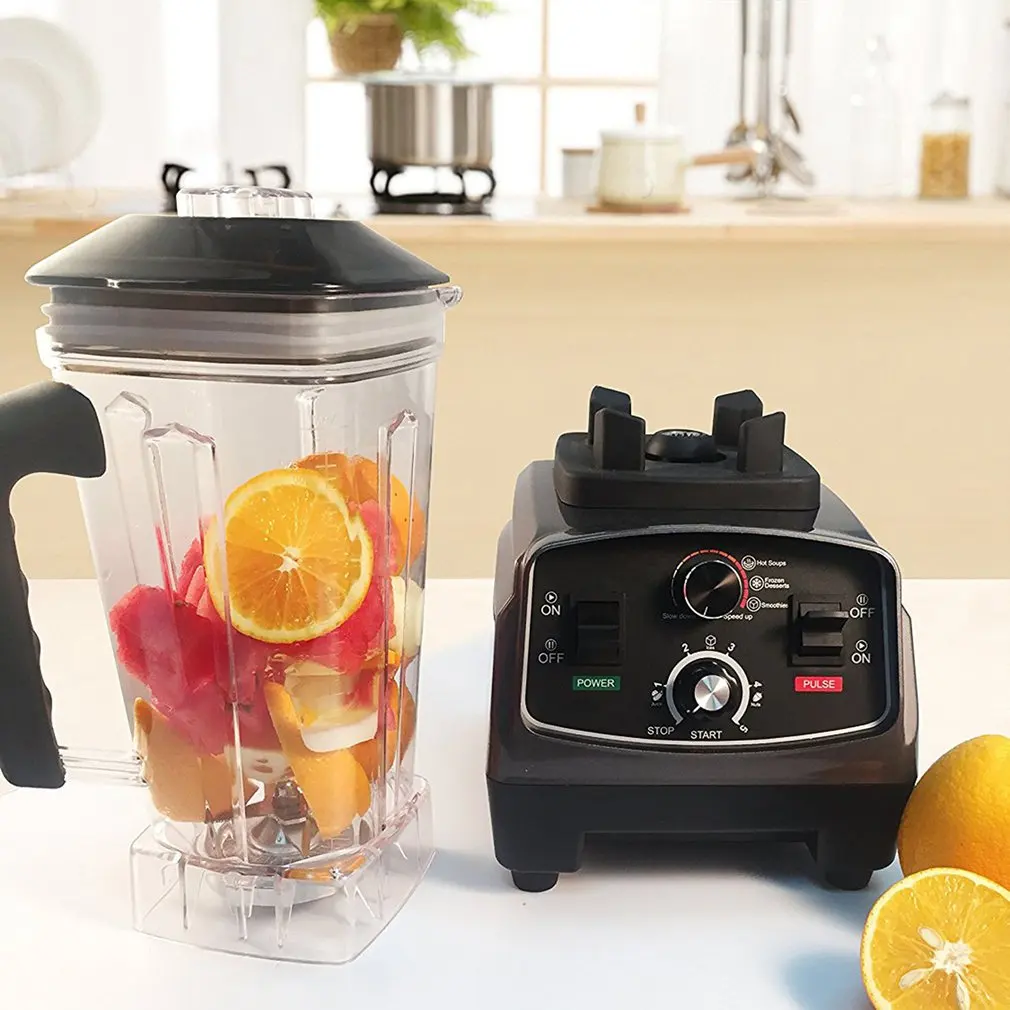 Высокоскоростной блендер, Миксер для фруктов с 8 лезвиями, соковыжималка для фруктов, соевое молоко, Кухонный комбайн, дробилка для льда, смузи, машина 2.0L